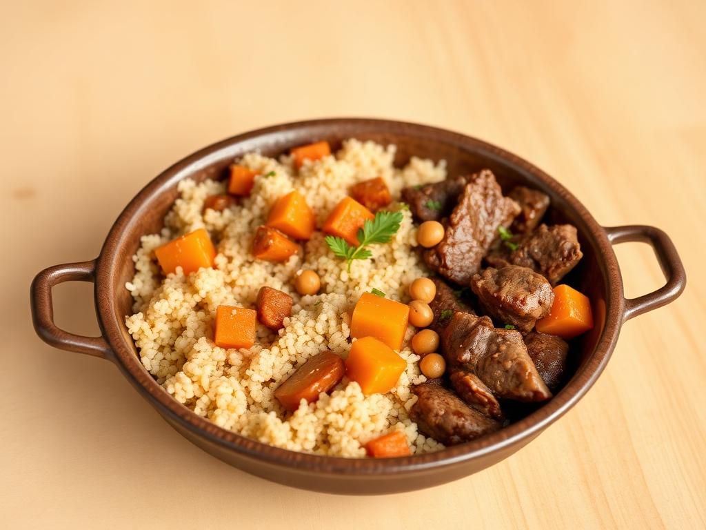 Cuscús de ternera