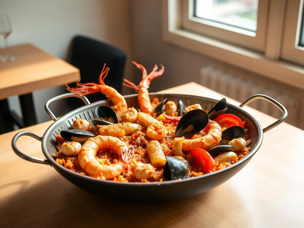Paella de marisco · mín. 2 personas